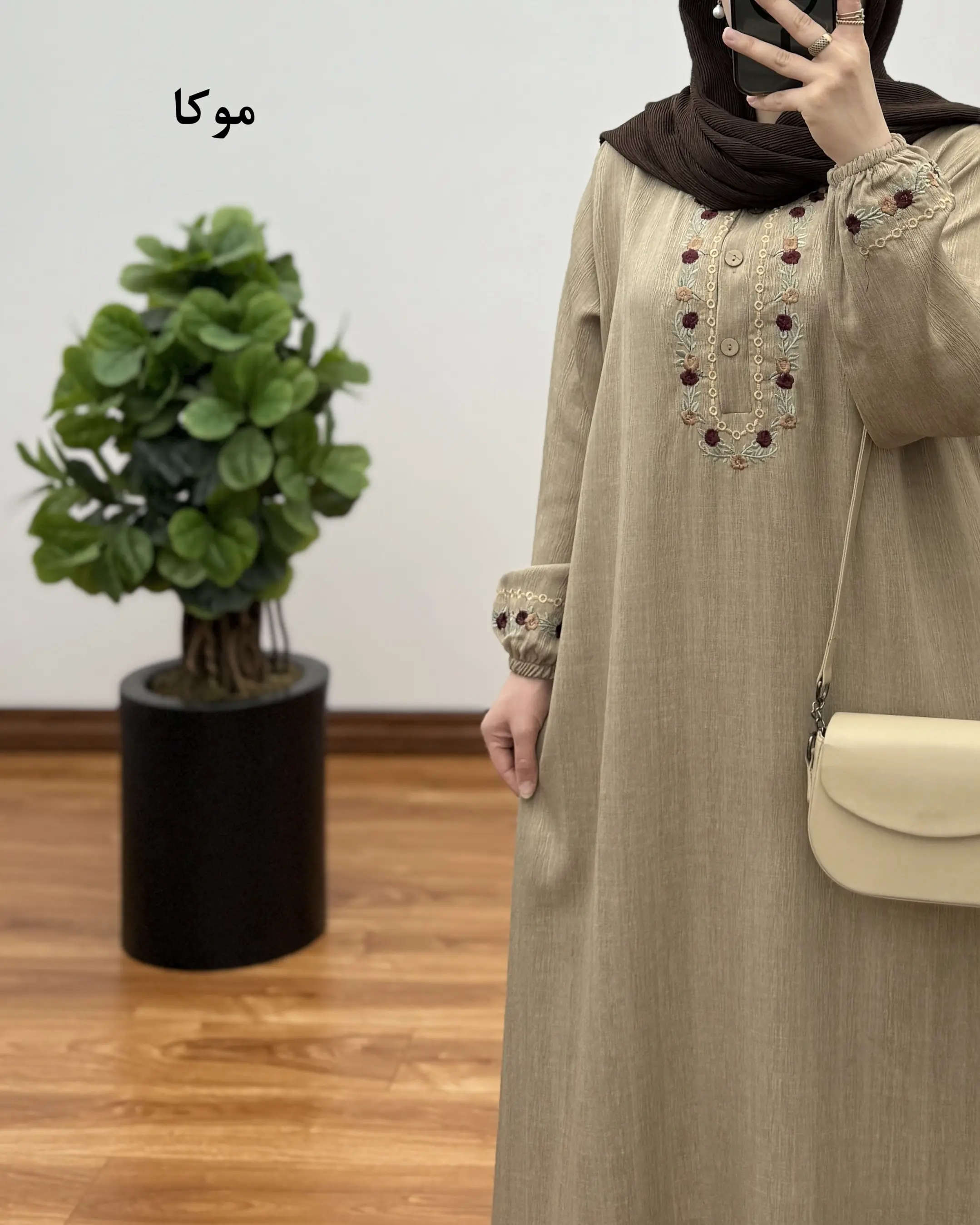 کفتان سوپر کلوش و بلند مدل آیدا